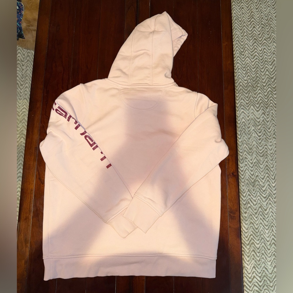 Carhartt Light Pink Relaxed Fit Hoodie women’s XL - Picture 4 of 4